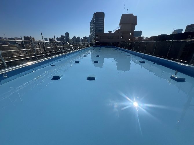 ウレタン防水・密着工法の施工