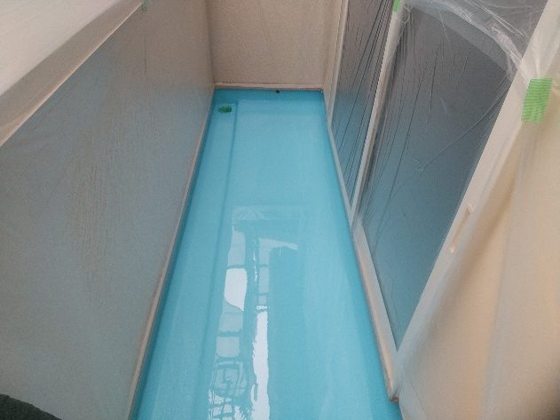 環境対応型パティオールの施工