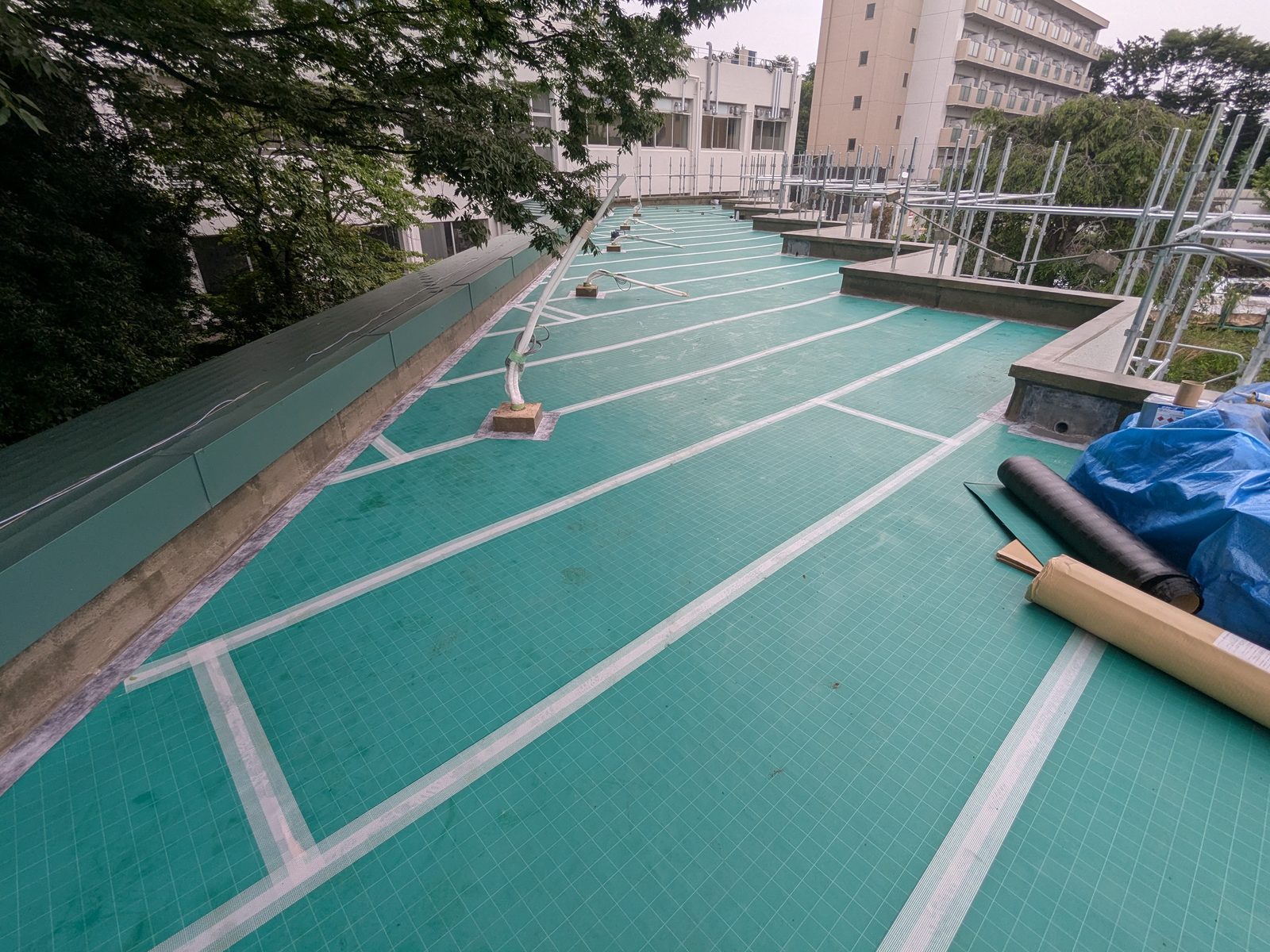改修ウレタン通気工法（通気シート）