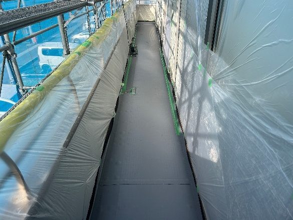 塩ビシート住宅改修の施工
